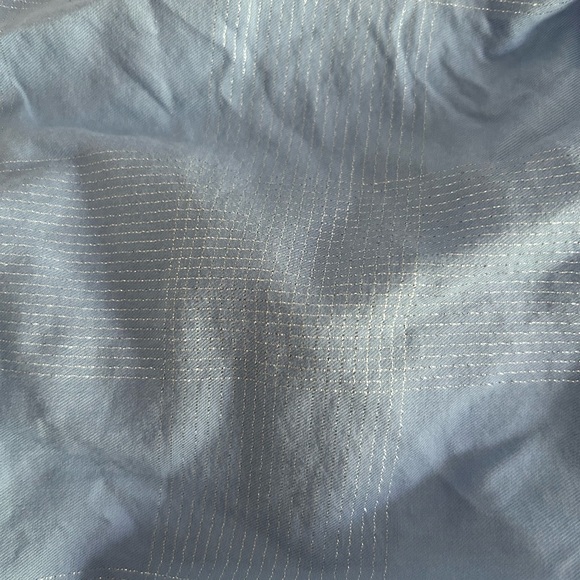 Hill House Nesli Nap Dress in Light Blue Glitter Check, XS - Picture 5 of 6